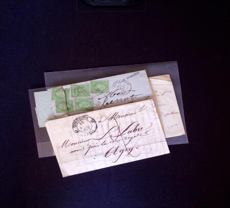 1764-1900 Lot de lettres classiques, dont un 20c bleu