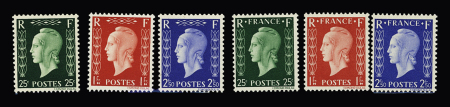 N°701A/701F, non émis de Londres, neufs ** TB