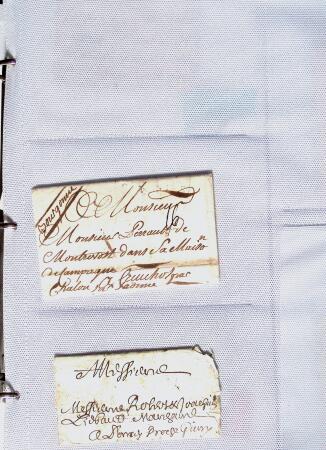 1722-1876 Collection d'environ 190 lettres avec marques