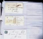 1722-1876 Collection d'environ 190 lettres avec marques