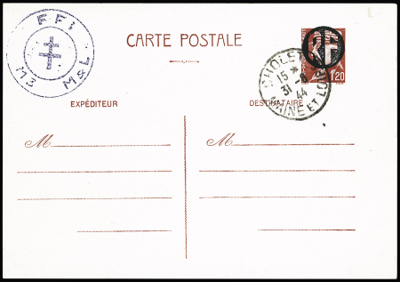 CHOLET N°33E entier postal obl, TB