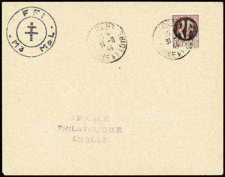 CHOLLET N°16 sur lettre