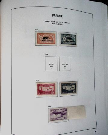 1849-1992, Collection de timbres neufs de France (oblitérés
