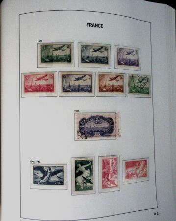 1849-1992, Collection de timbres neufs de France (oblitérés