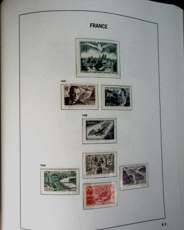 1849-1992, Collection de timbres neufs de France (oblitérés