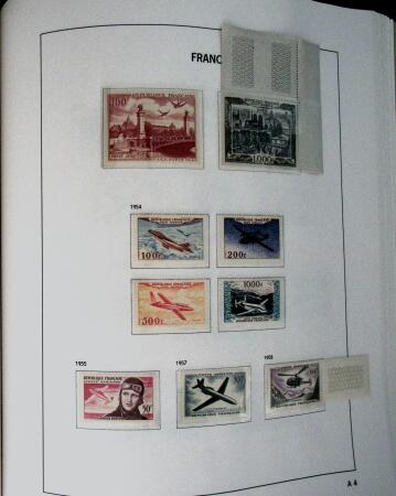 1849-1992, Collection de timbres neufs de France (oblitérés