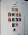 1849-1992, Collection de timbres neufs de France (oblitérés
