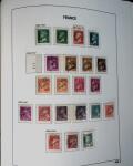 1849-1992, Collection de timbres neufs de France (oblitérés