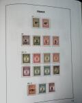 1849-1992, Collection de timbres neufs de France (oblitérés