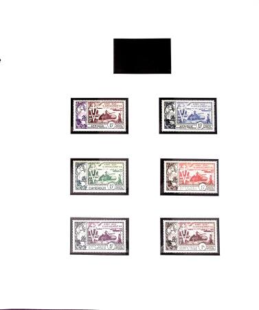 1954 10e ANNIVERSAIRE DE LA LIBERATION Série complète