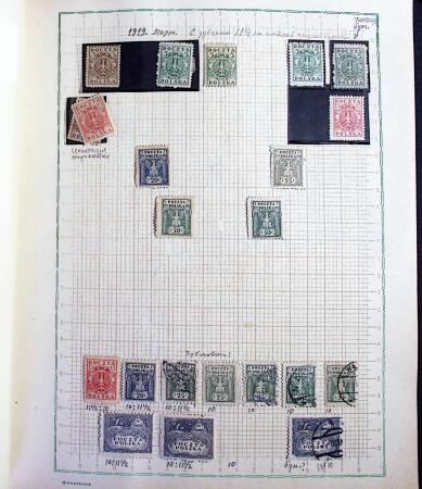 1918-45, Fascinating collection of Poland in one stockbook