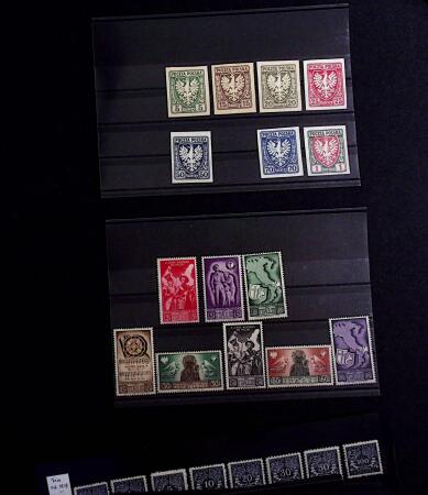 1918-45, Fascinating collection of Poland in one stockbook