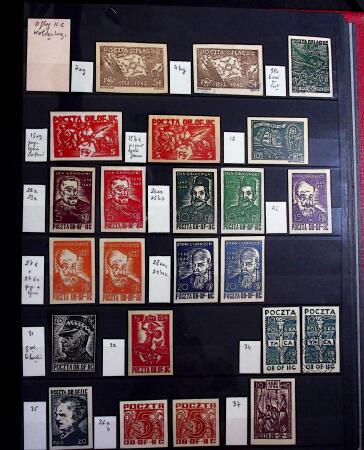 1918-45, Fascinating collection of Poland in one stockbook