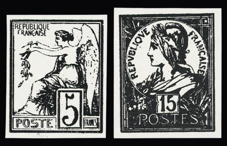 LA MURE N°C et D, vignette de la Déesse assise et