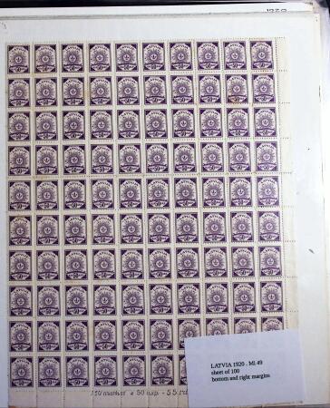 1918-1930, Chiefly mint collection with mostly 1918
