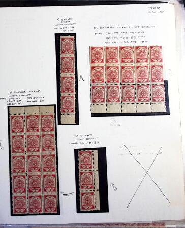 1918-1930, Chiefly mint collection with mostly 1918