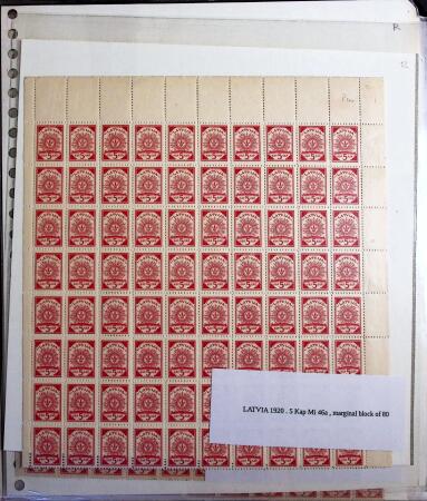 1918-1930, Chiefly mint collection with mostly 1918