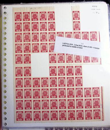 1918-1930, Chiefly mint collection with mostly 1918