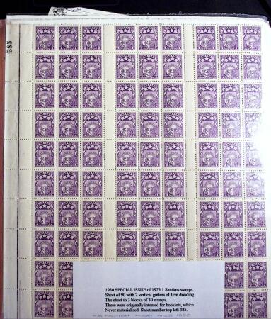 1918-1930, Chiefly mint collection with mostly 1918