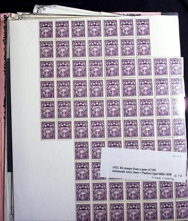 1918-1930, Chiefly mint collection with mostly 1918