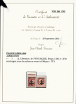 PONTARLIER N°1/2, neuf sans trace de charnière, (trace