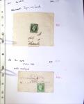 1849-1955, 218 lettres et cartes avec timbres seuls,