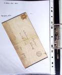 1849-1955, 218 lettres et cartes avec timbres seuls,