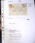 1849-1955, 218 lettres et cartes avec timbres seuls,
