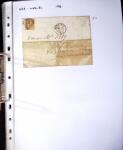 1849-1955, 218 lettres et cartes avec timbres seuls,