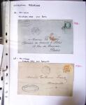 1849-1955, 218 lettres et cartes avec timbres seuls,