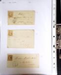 1849-1955, 218 lettres et cartes avec timbres seuls,