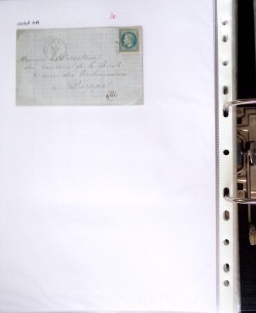 1849-1955, 218 lettres et cartes avec timbres seuls,