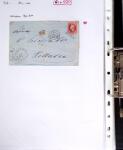 1849-1955, 218 lettres et cartes avec timbres seuls,