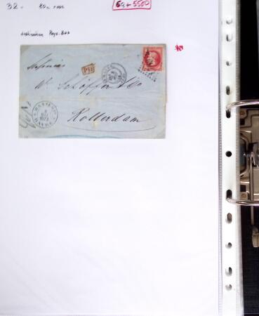 1849-1955, 218 lettres et cartes avec timbres seuls,