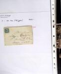 1849-1955, 218 lettres et cartes avec timbres seuls,