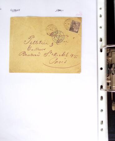 1849-1955, 218 lettres et cartes avec timbres seuls,