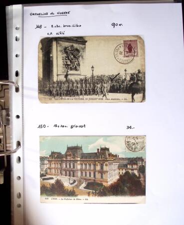 1849-1955, 218 lettres et cartes avec timbres seuls,