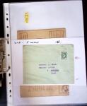 1849-1955, 218 lettres et cartes avec timbres seuls,