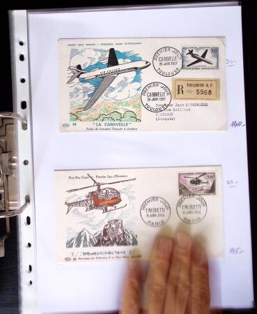 1849-1955, 218 lettres et cartes avec timbres seuls,