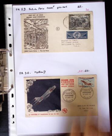 1849-1955, 218 lettres et cartes avec timbres seuls,