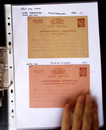 1849-1955, 218 lettres et cartes avec timbres seuls,