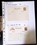 1849-1955, 218 lettres et cartes avec timbres seuls,