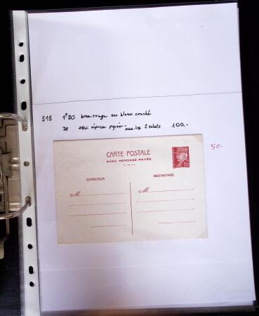 1849-1955, 218 lettres et cartes avec timbres seuls,