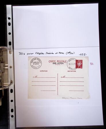 1849-1955, 218 lettres et cartes avec timbres seuls,