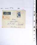 1849-1955, 218 lettres et cartes avec timbres seuls,