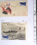 1849-1955, 218 lettres et cartes avec timbres seuls,