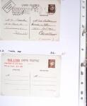 1849-1955, 218 lettres et cartes avec timbres seuls,