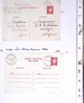 1849-1955, 218 lettres et cartes avec timbres seuls,