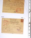 1849-1955, 218 lettres et cartes avec timbres seuls,