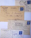 1955-1959 Classeur blanc, contenant environs 400 plis,